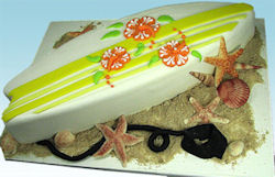 Serve's Up Surfboard Cake
